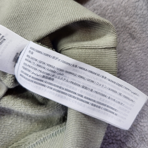 Abercrombie & Fitch Soft A&F Cropped Sunday Hoodie Sage Green - Picture 6 of 11